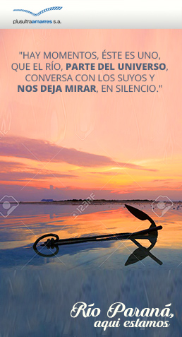 Río Paraná, aquí estamos